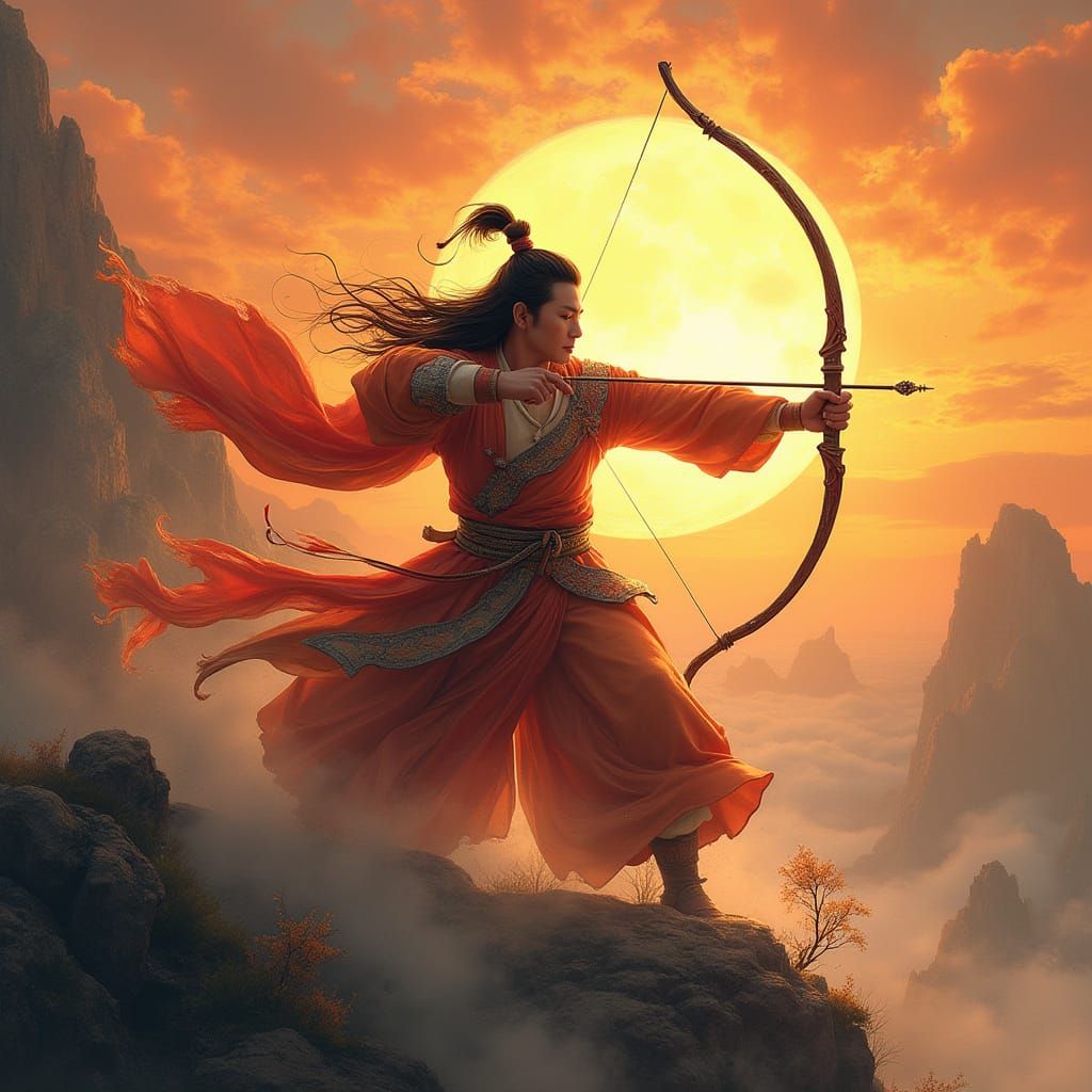 Ancient Hero Defies the Blazing Sun