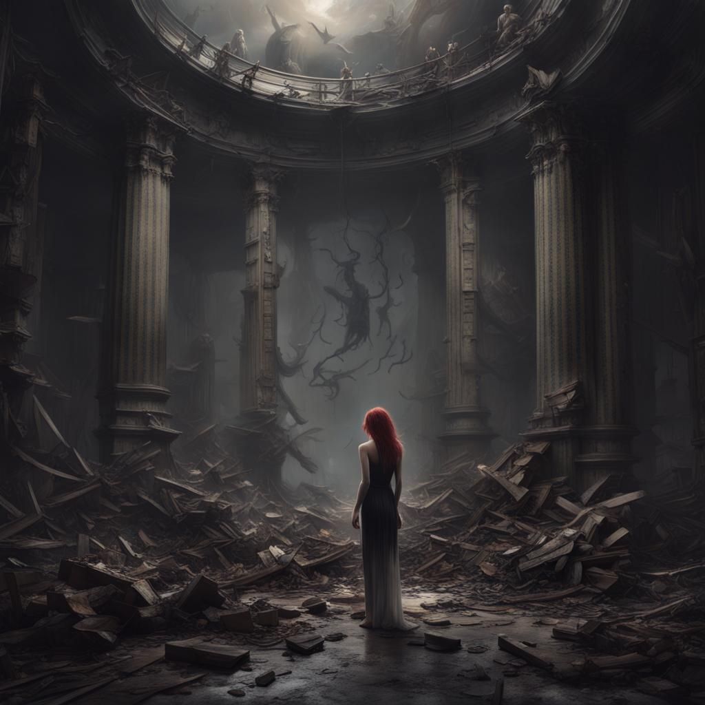 Fantastical Matte Painting with Intricate Detail