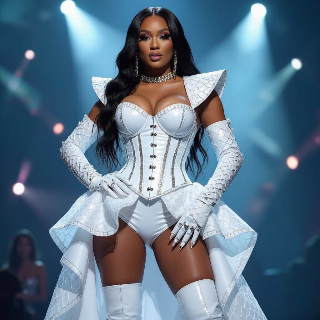 Megan Thee Stallion Dominates the Stage in Avant-Garde Style