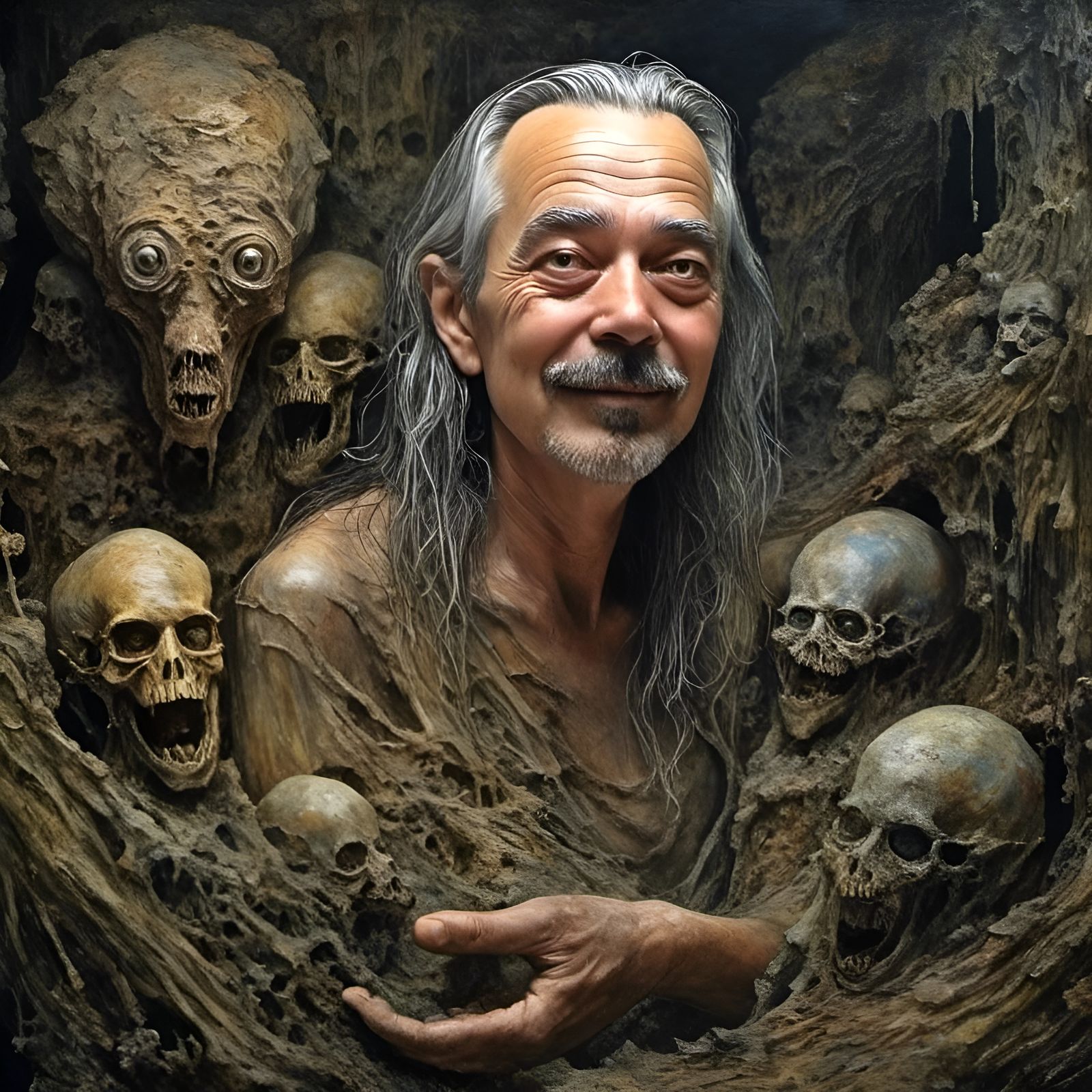 Surreal Taxidermy Figures in Art Nouveau Style