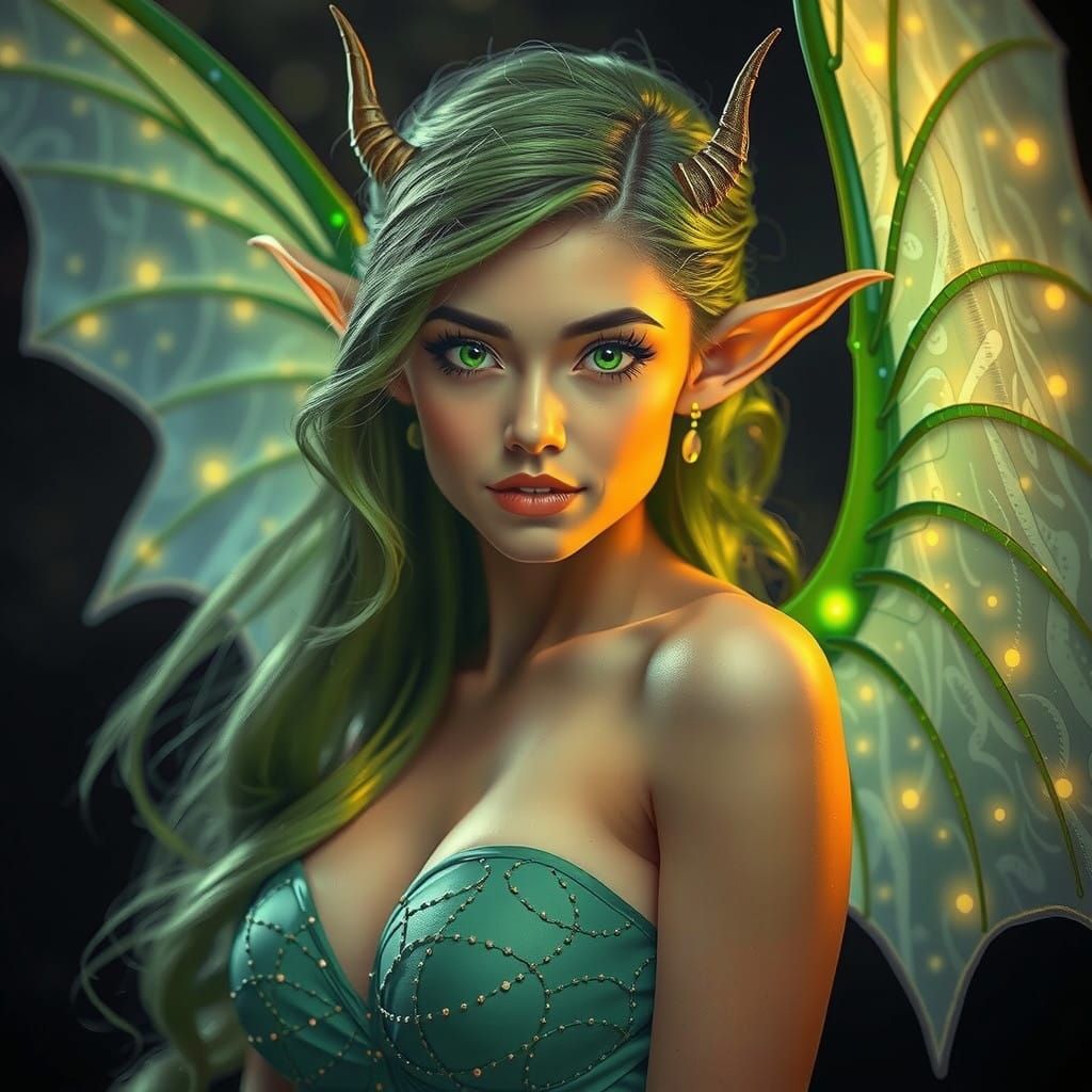 Fae Beauty in Ethereal Grotto