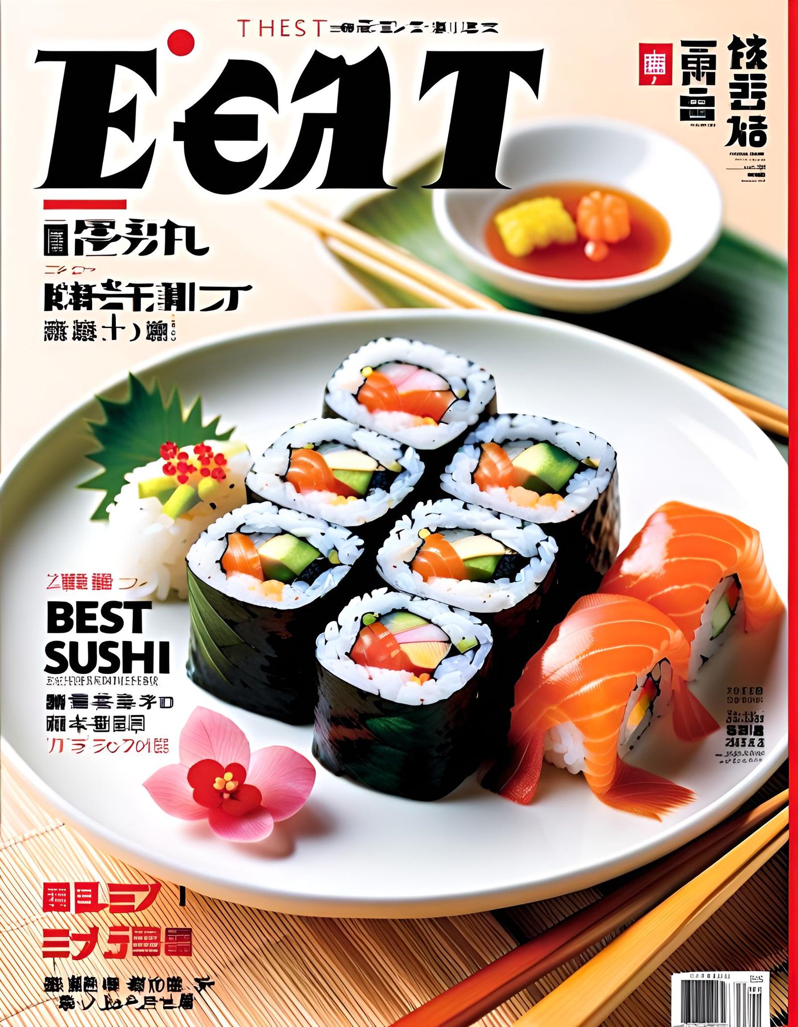 Japanese Food Magazine Cover