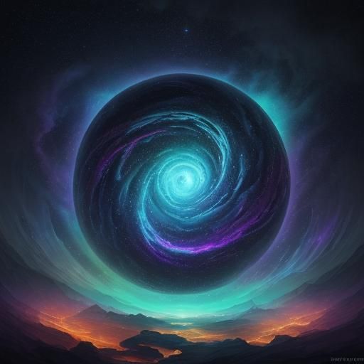 Mystical Star in Dreamlike Fantasy Concept Art