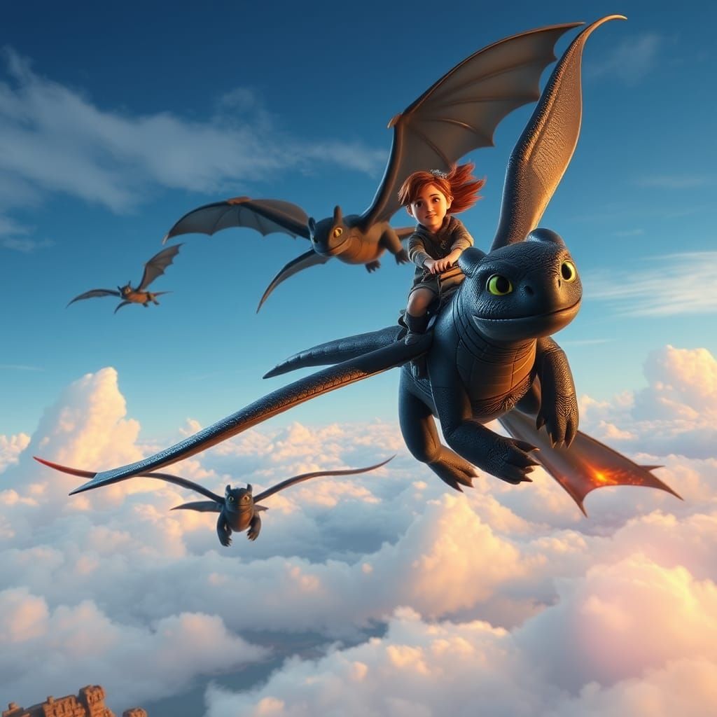 Epic How to Train Your Dragon Scene