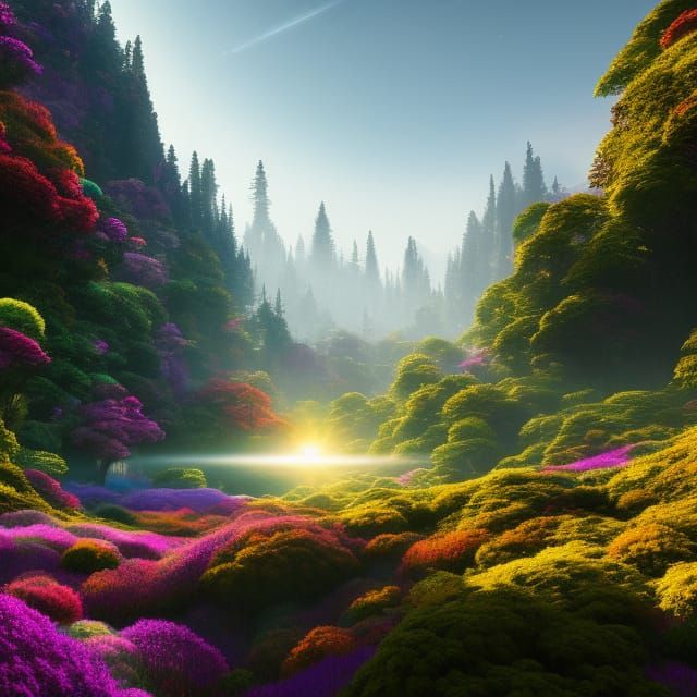 Solarpunk Peace on Earth in a Sci-Fi Universe