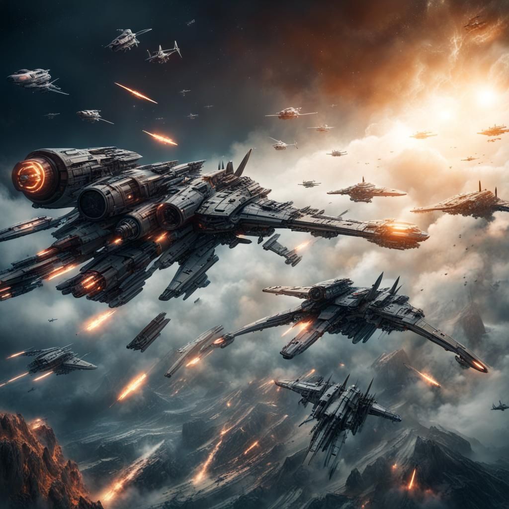 Epic Space Battle of a Thousand Gunships