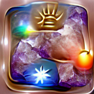 Ethereal Celestial Energy Radiates Healing Light