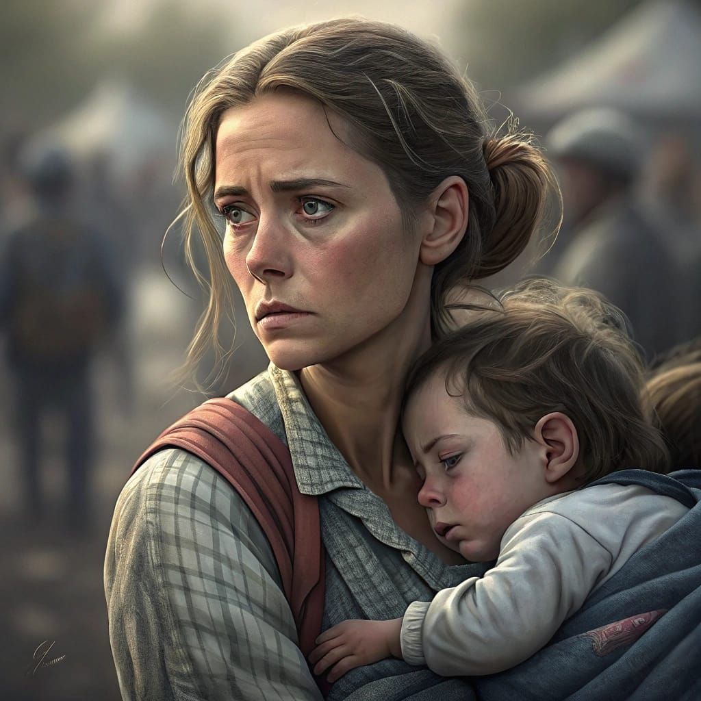 A Mother's Reflection in a Somber Moment