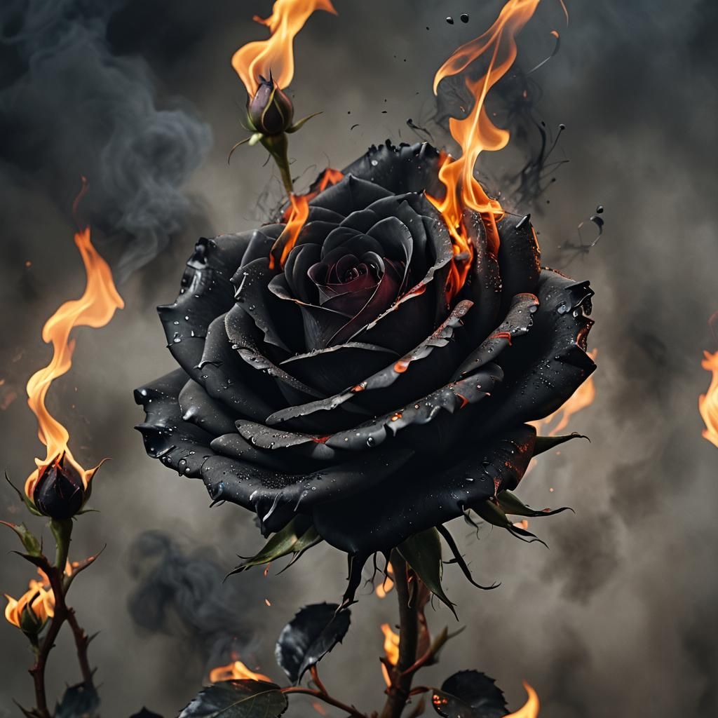 Black rose