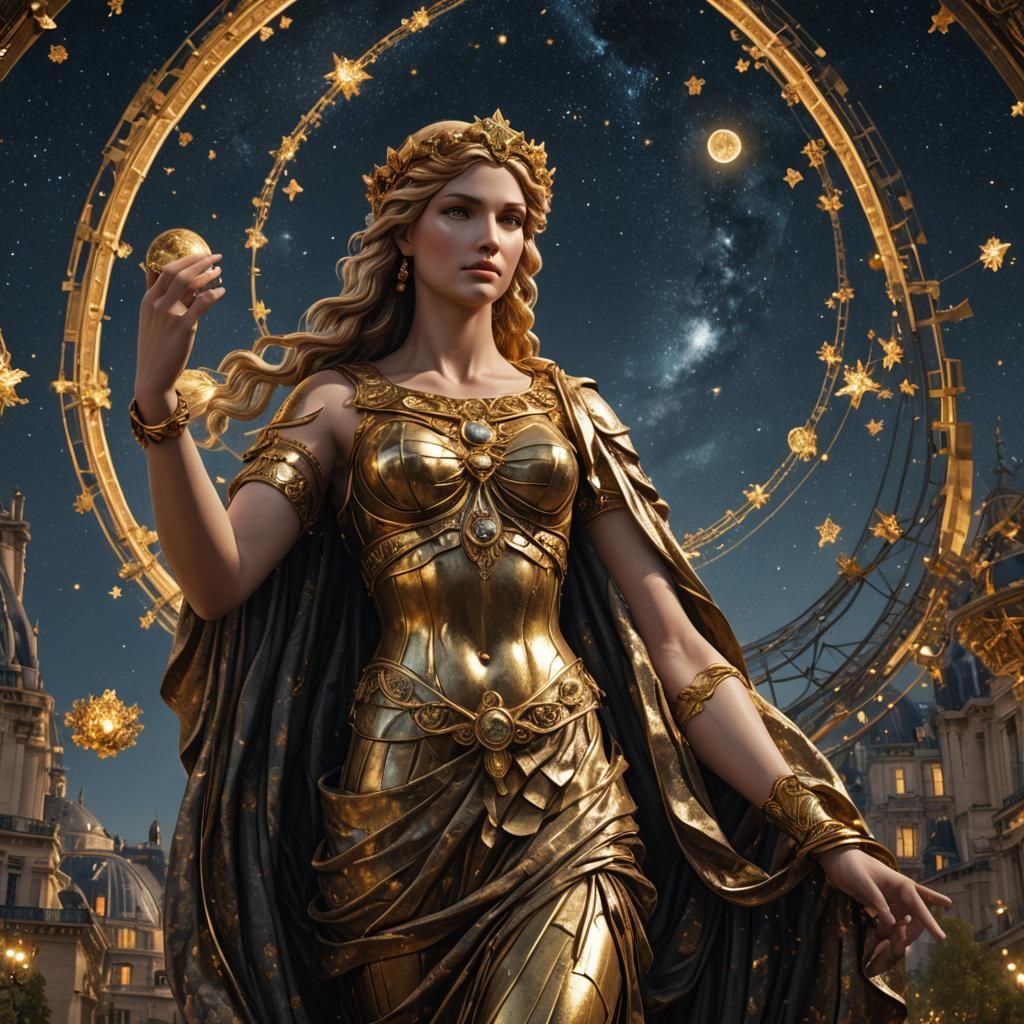 Aphrodite in Paris: Hyperrealistic Digital Goddess