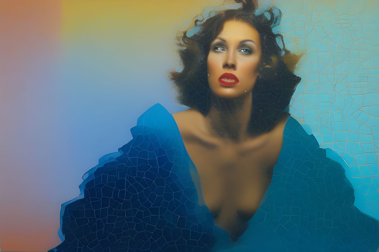 Glowing Beauty in Hyperrealistic Digital Art