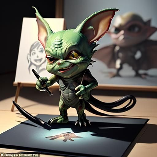 pop-up notification: "Upgrade Available: Unrestricted Muse." This suggests the gremlin's true motive is to manipulate th...