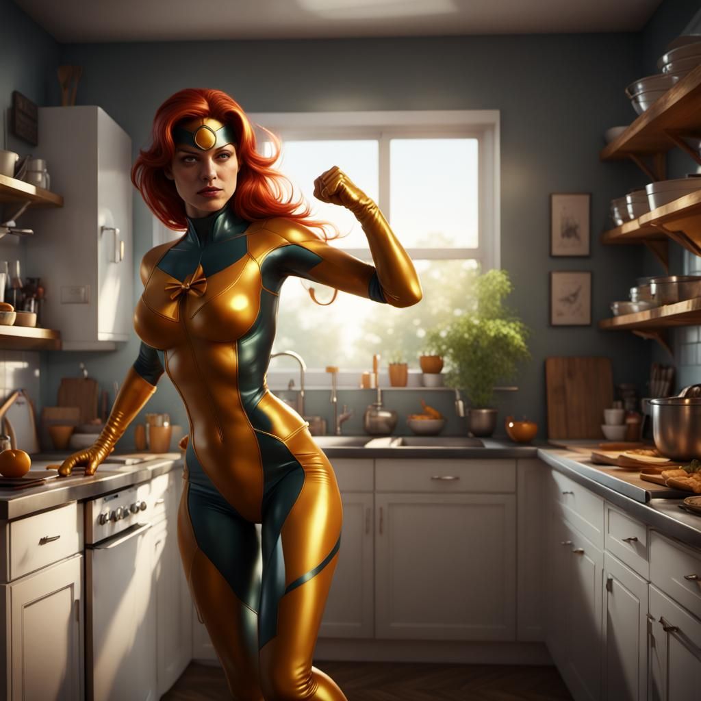 Spitfire Dances: Hyperrealistic 3D Marvel Art