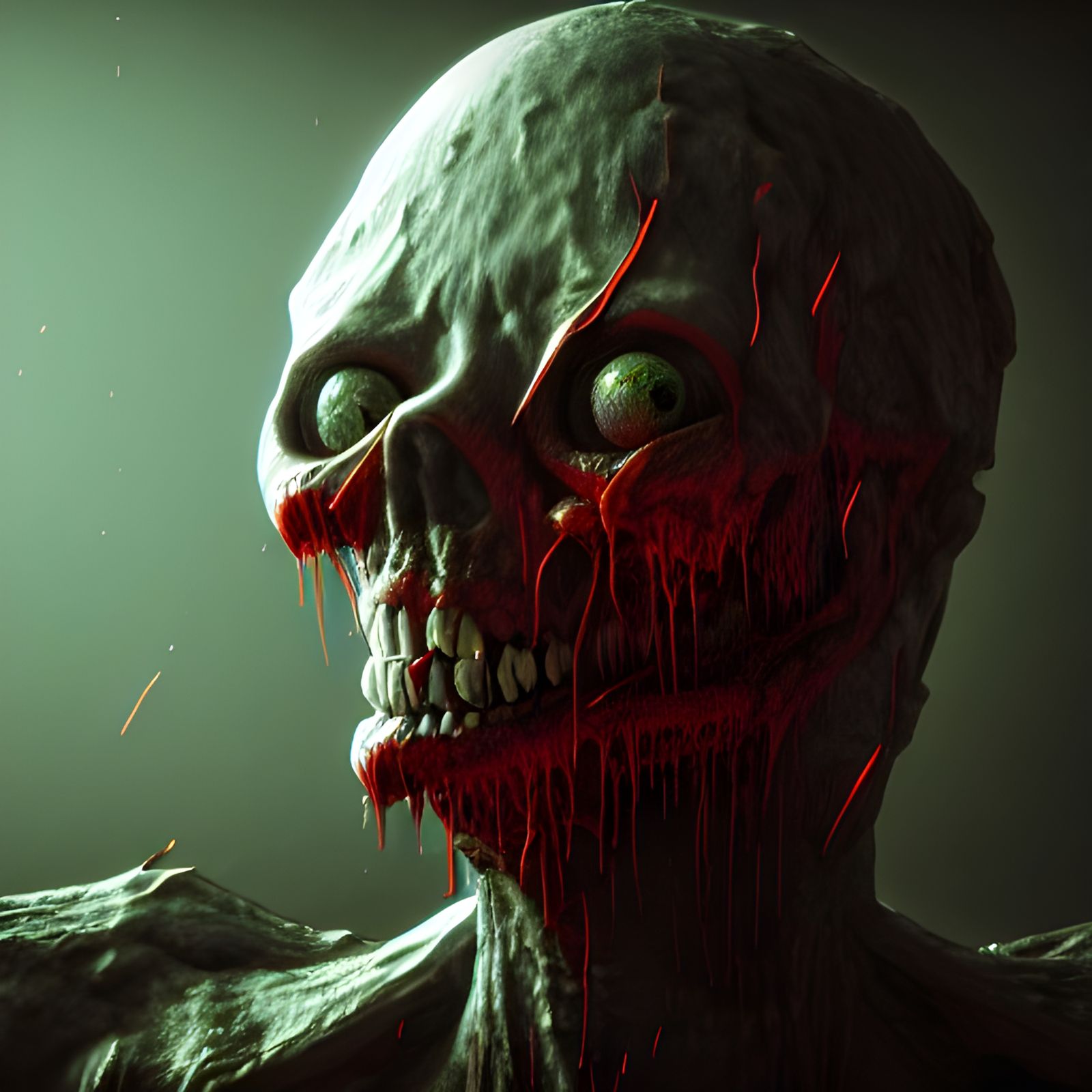 Hyperdetailed Undead Horror in 8K Resolution