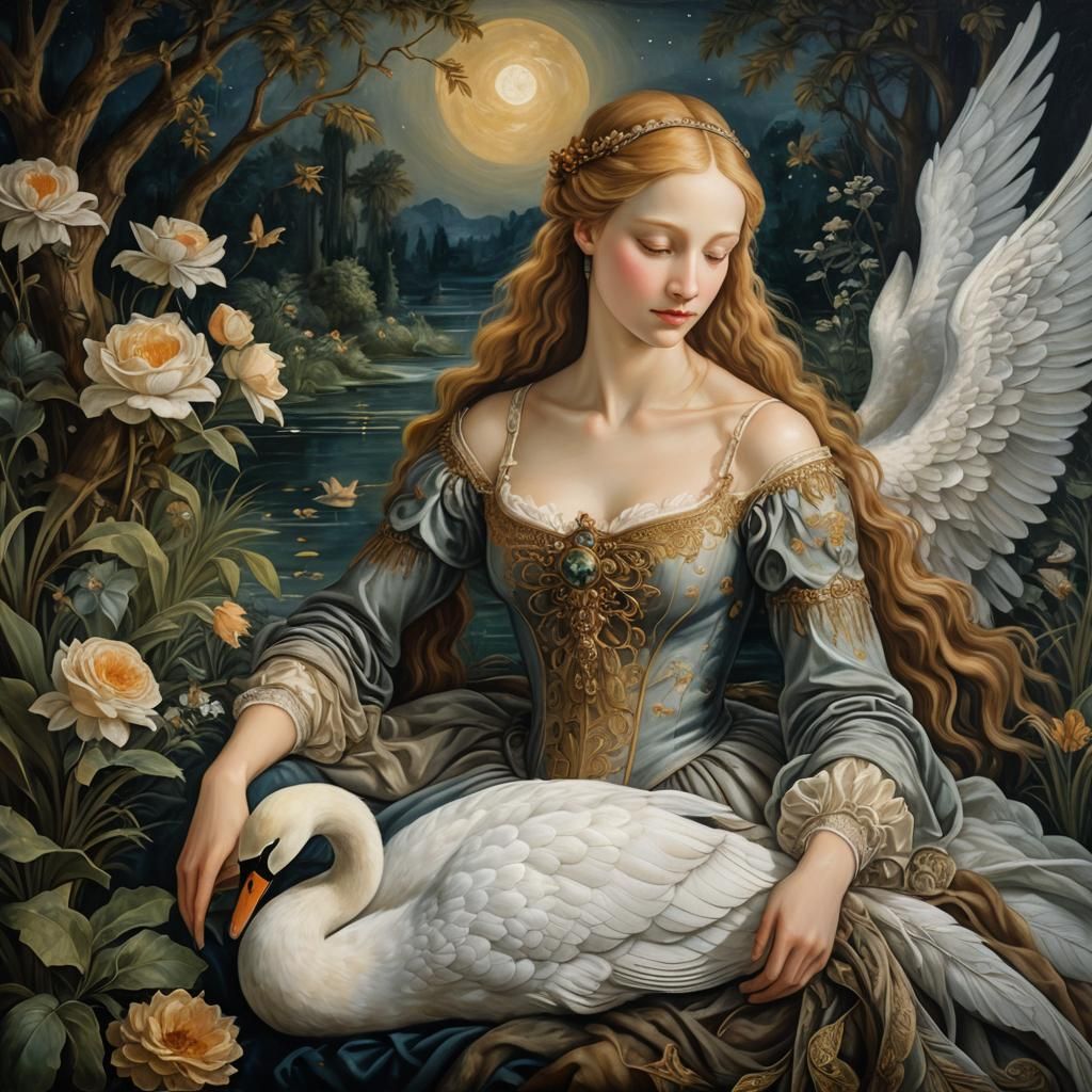 Leda and the Swan in Renaissance Oil Painting