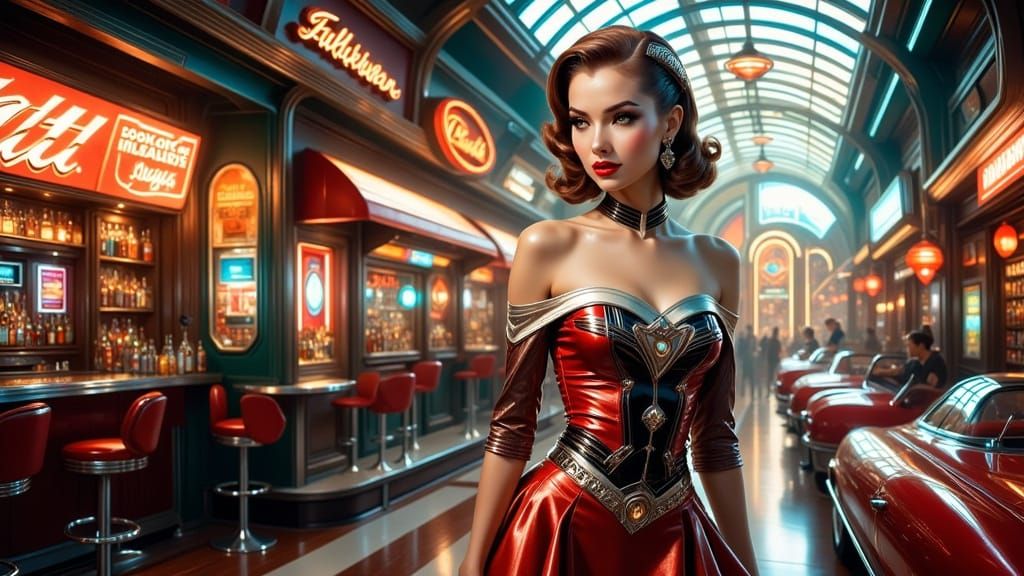 Elegant Figures on the Boulevard of Broken Dreams