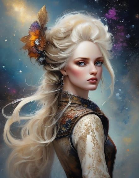 Petal Girl: Magical Beauty Concept Art