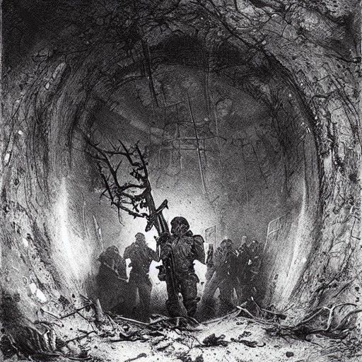 GOC Troops Encounter Hostiles at Old Bunker