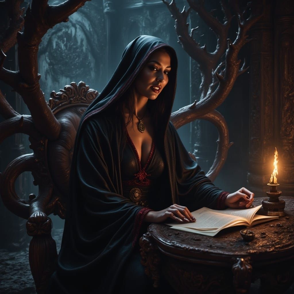 Dark Citadel Mystery in Gothic Style