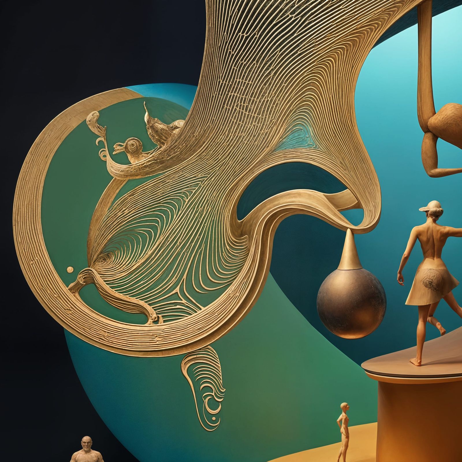 Pictorial History of Bipedal Beings: A 3D Rendering