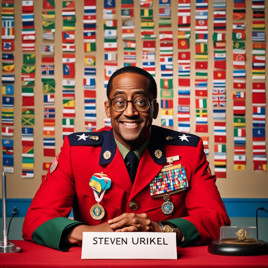 Steve Urkel as Military Dictator at the UN