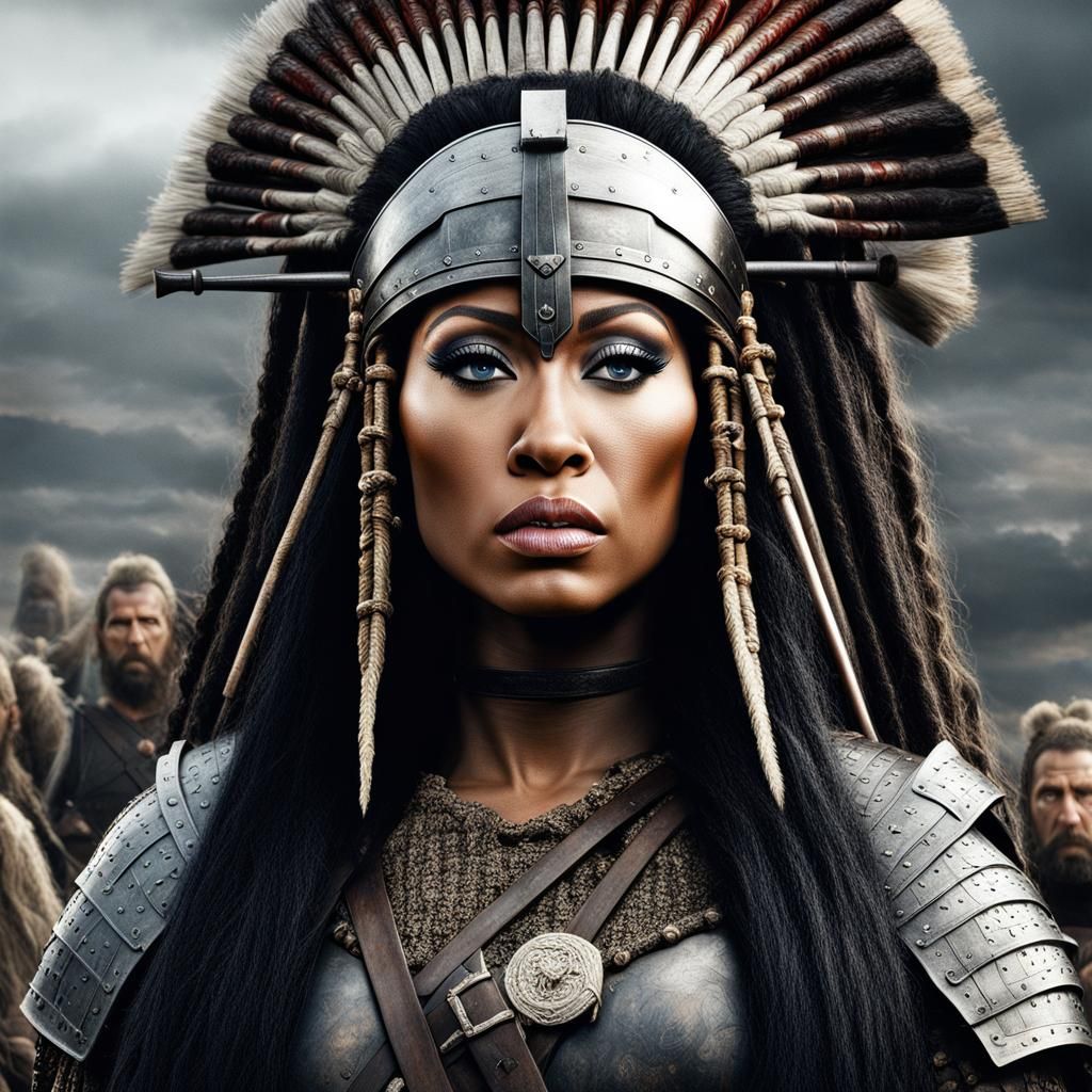 Epic Nicki Minaj Braveheart Movie Poster