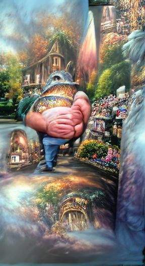 Hyperrealistic Man with Disproportionate Limbs in 8K