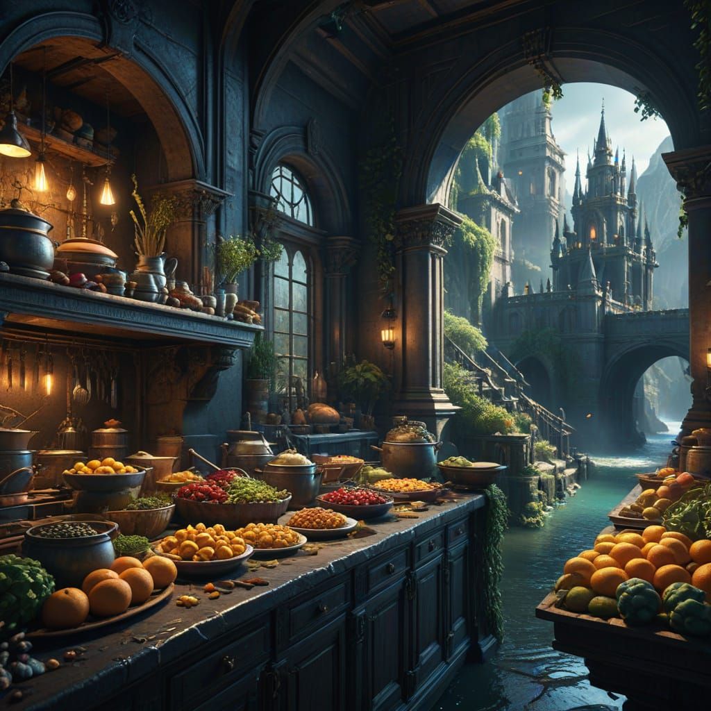 Detailed Matte Painting for Culinarians Day