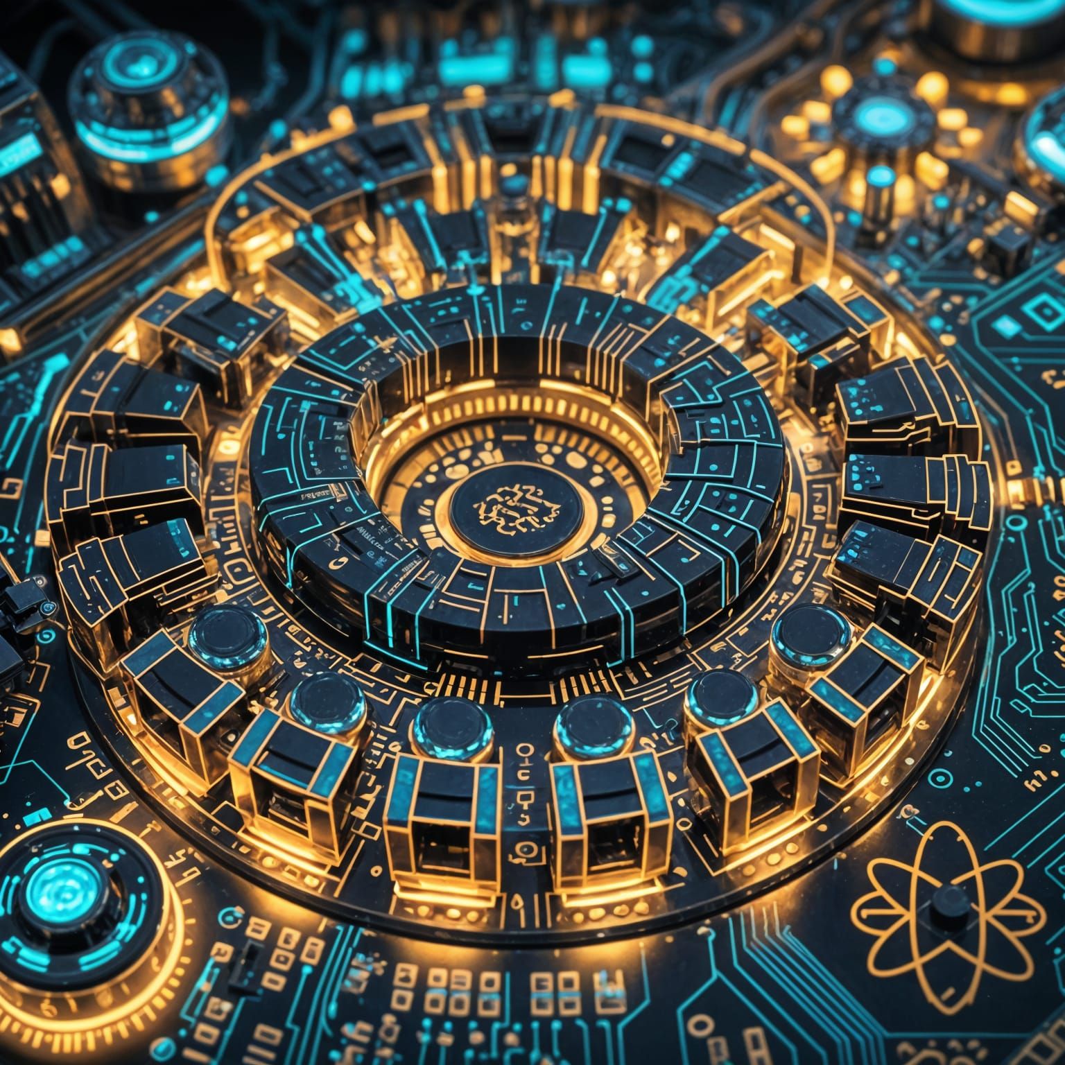 Quantum Computer Circuitry Visualization