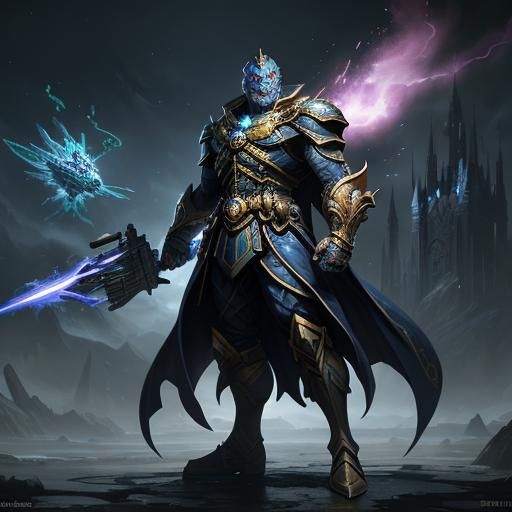 Chrono Protector in Detailed Matte Painting Style