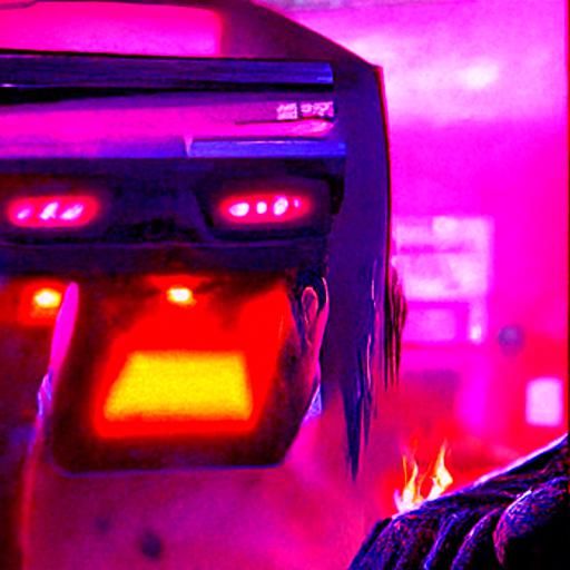 Cyberpunk Neon Cityscape in 2099