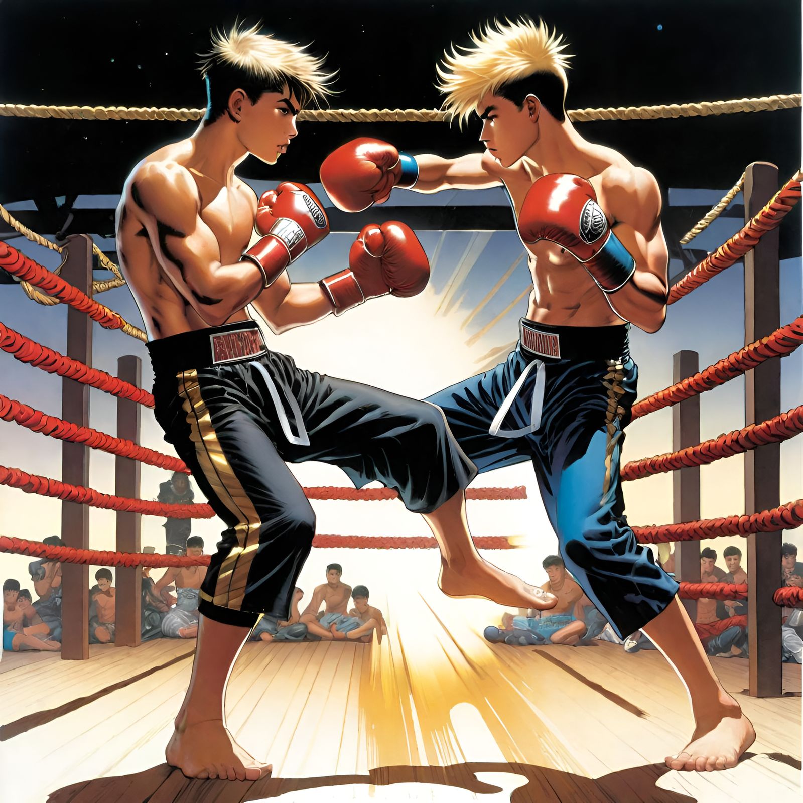 Muay Thai Boxers (Comic #2)