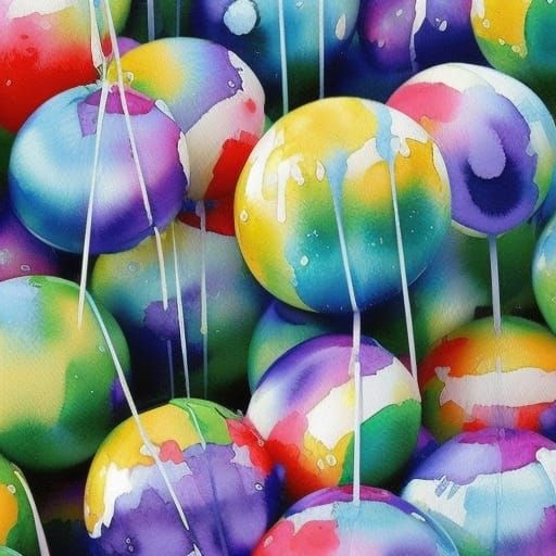 Surreal Watercolor Art with Text: Memories Want Your Soul