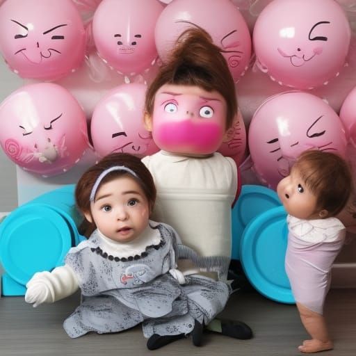 AI Generated Image from Random Characters