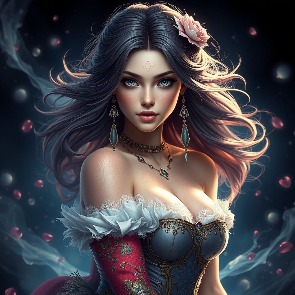 Stunning Women of Fantasy in Vibrant Splendor