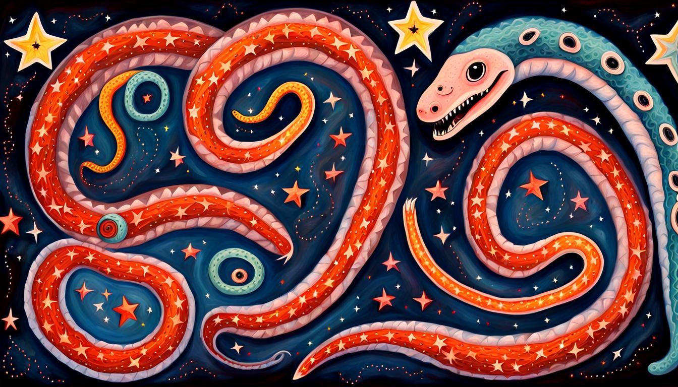 Electromagnetic Jelly Snake Coils Around Newborn Stars