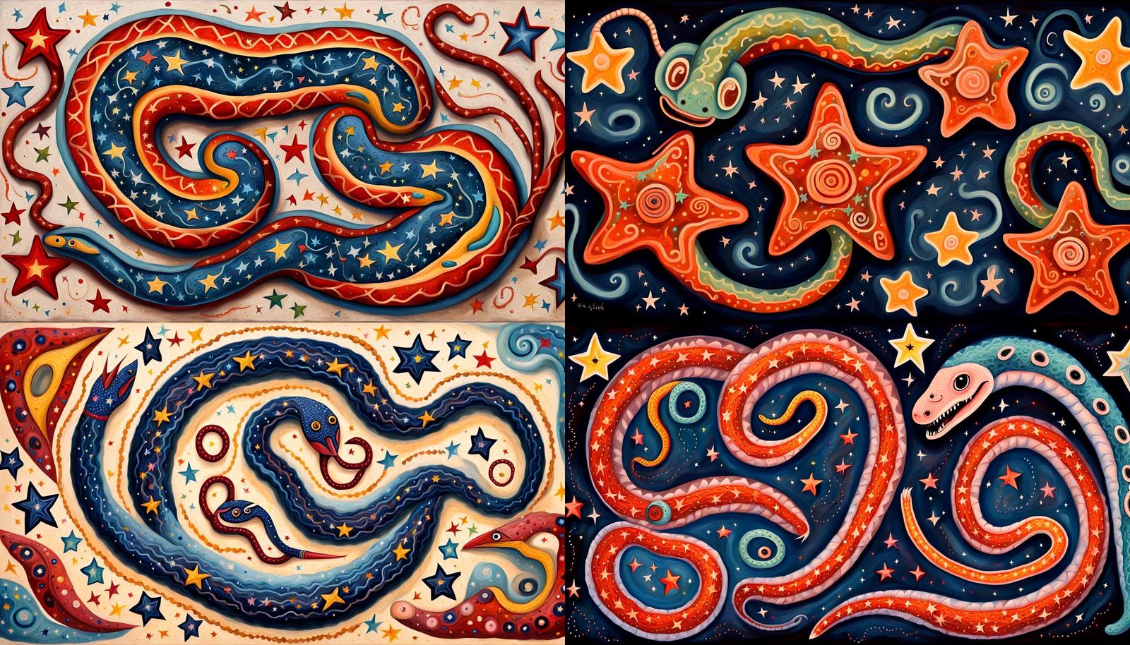 Electromagnetic Jelly Snake Coils Newborn Stars