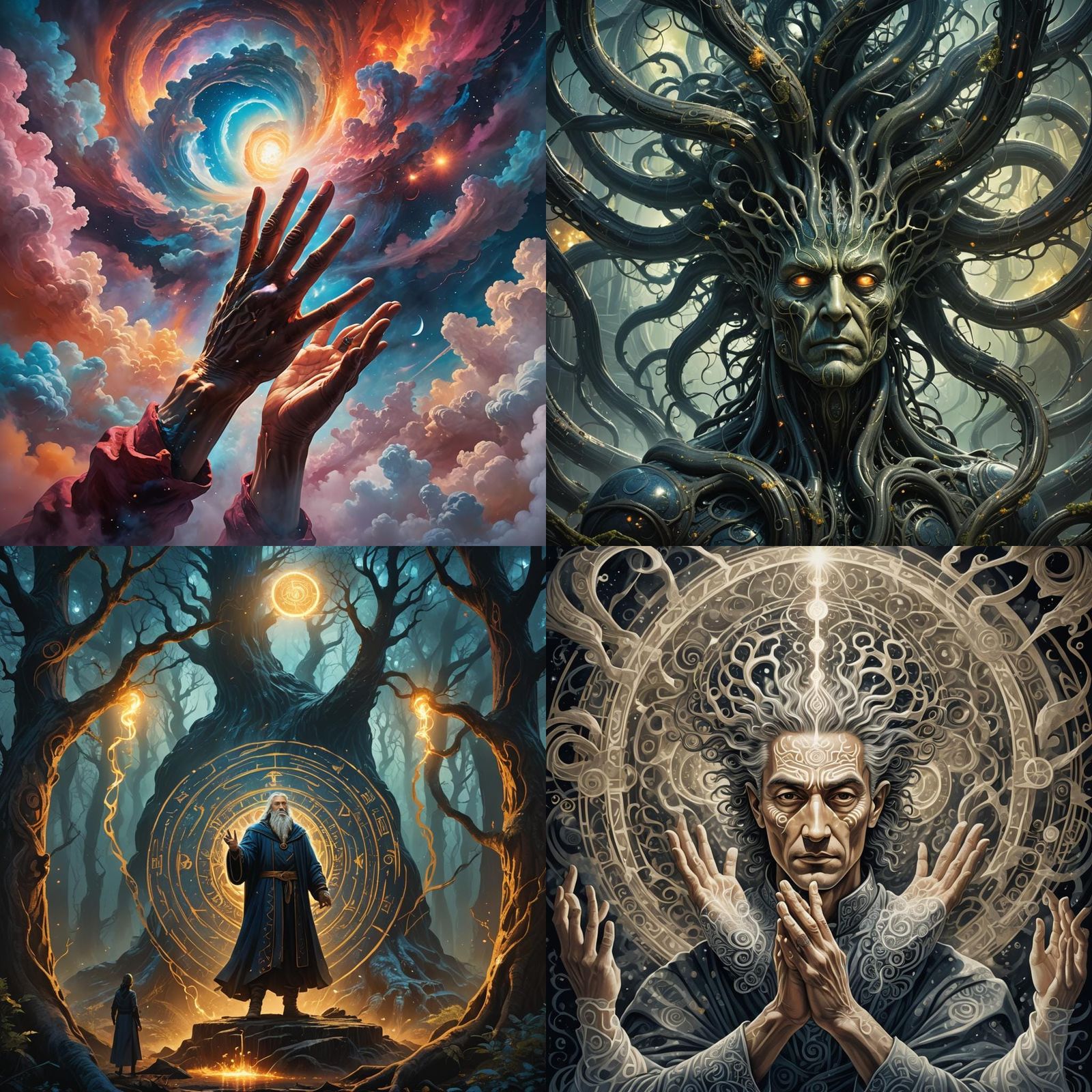 Gojo's Domain Expansion: Fantasy Concept Art