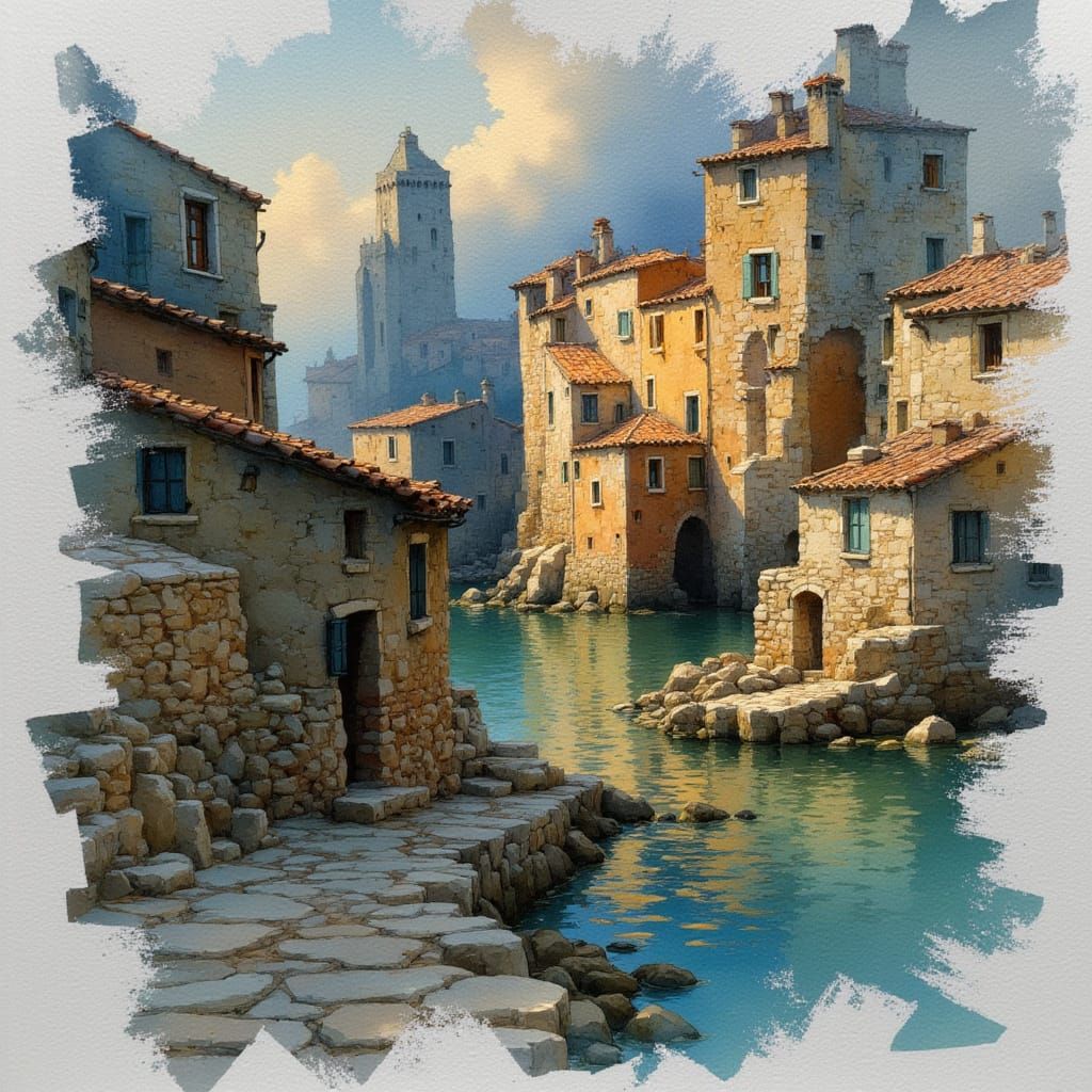 AI Generated Image with Soft White Aesthetic