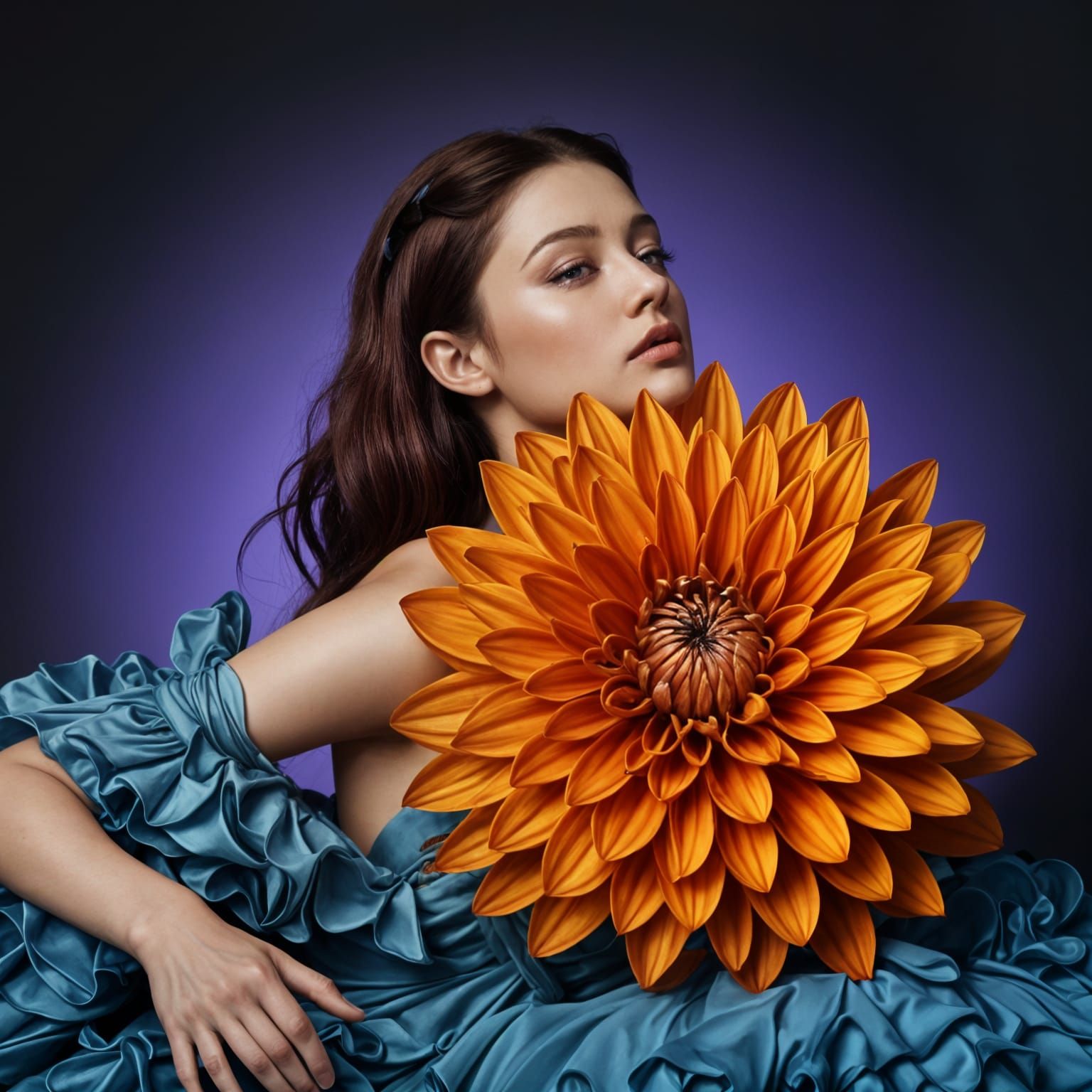 Delia and the Dahlia