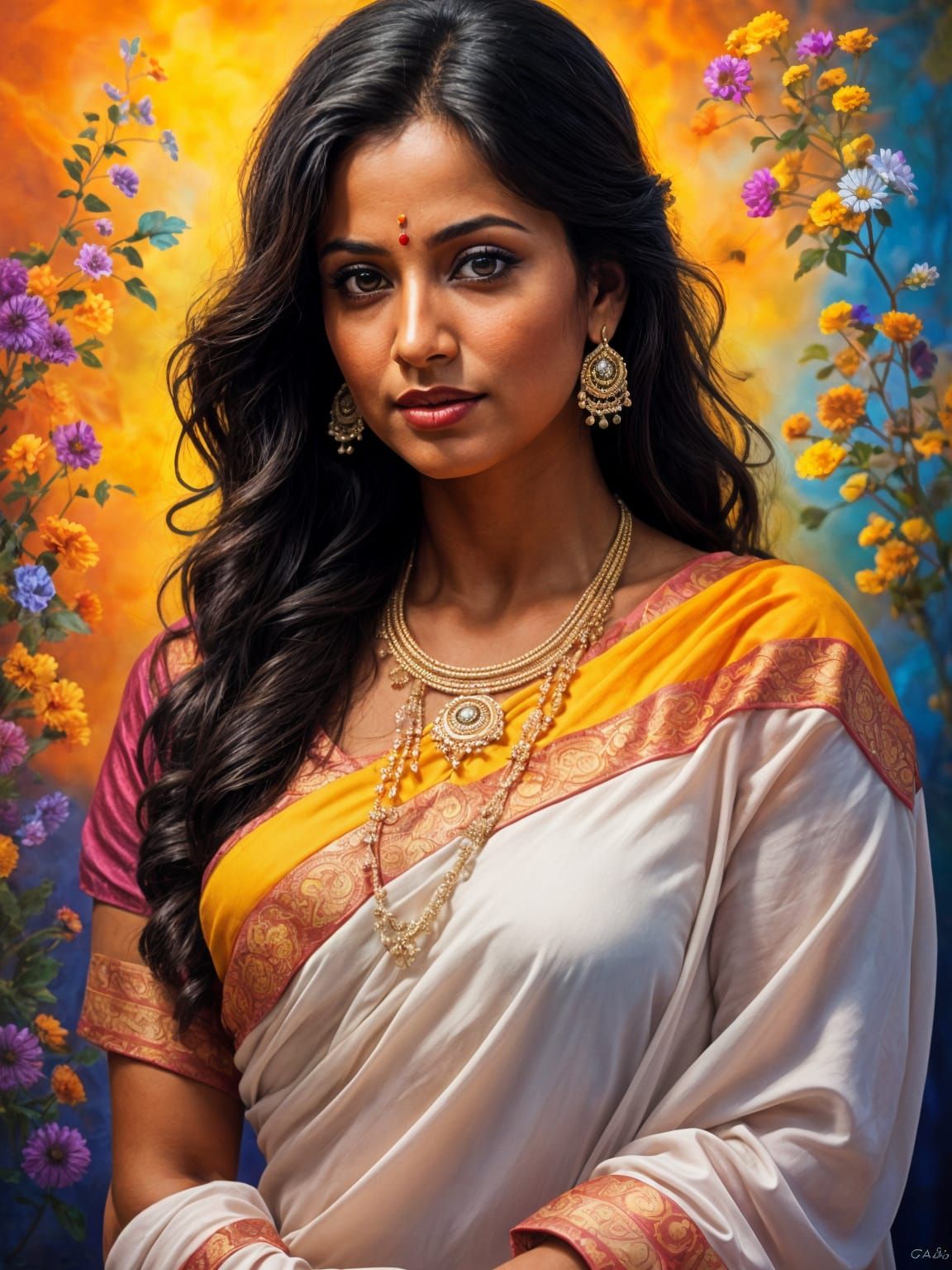 Random Indian woman.