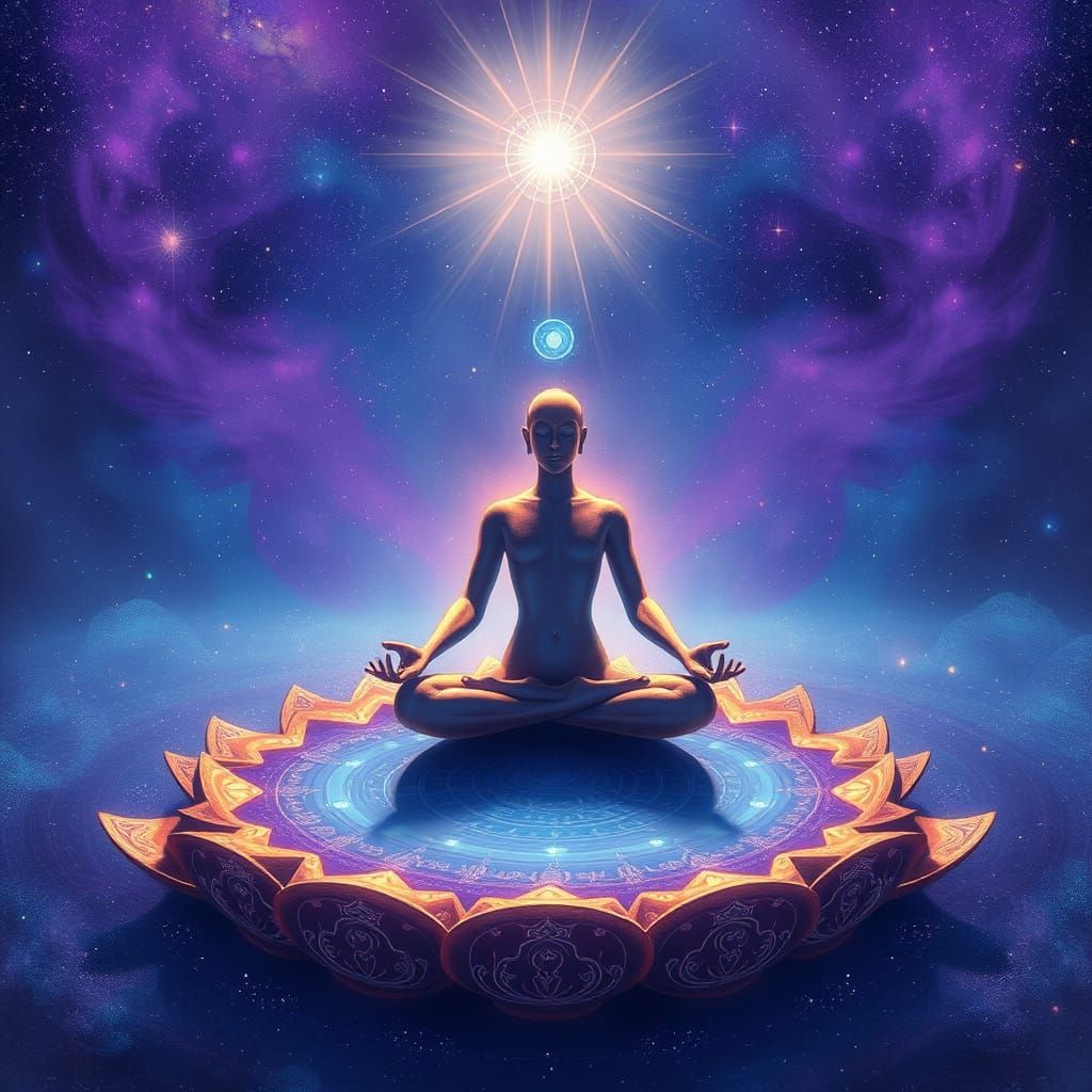 Mystical and Cozy Atmosphere with Spiritual Colors