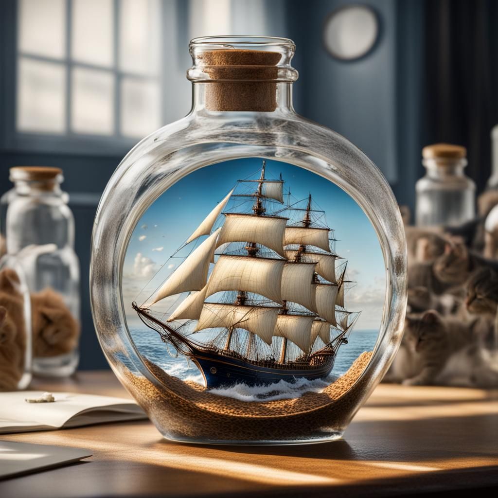 Ship in a bottle