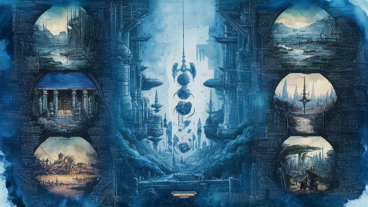 Warhammer 40k Blueprints: Watercolor Illustration