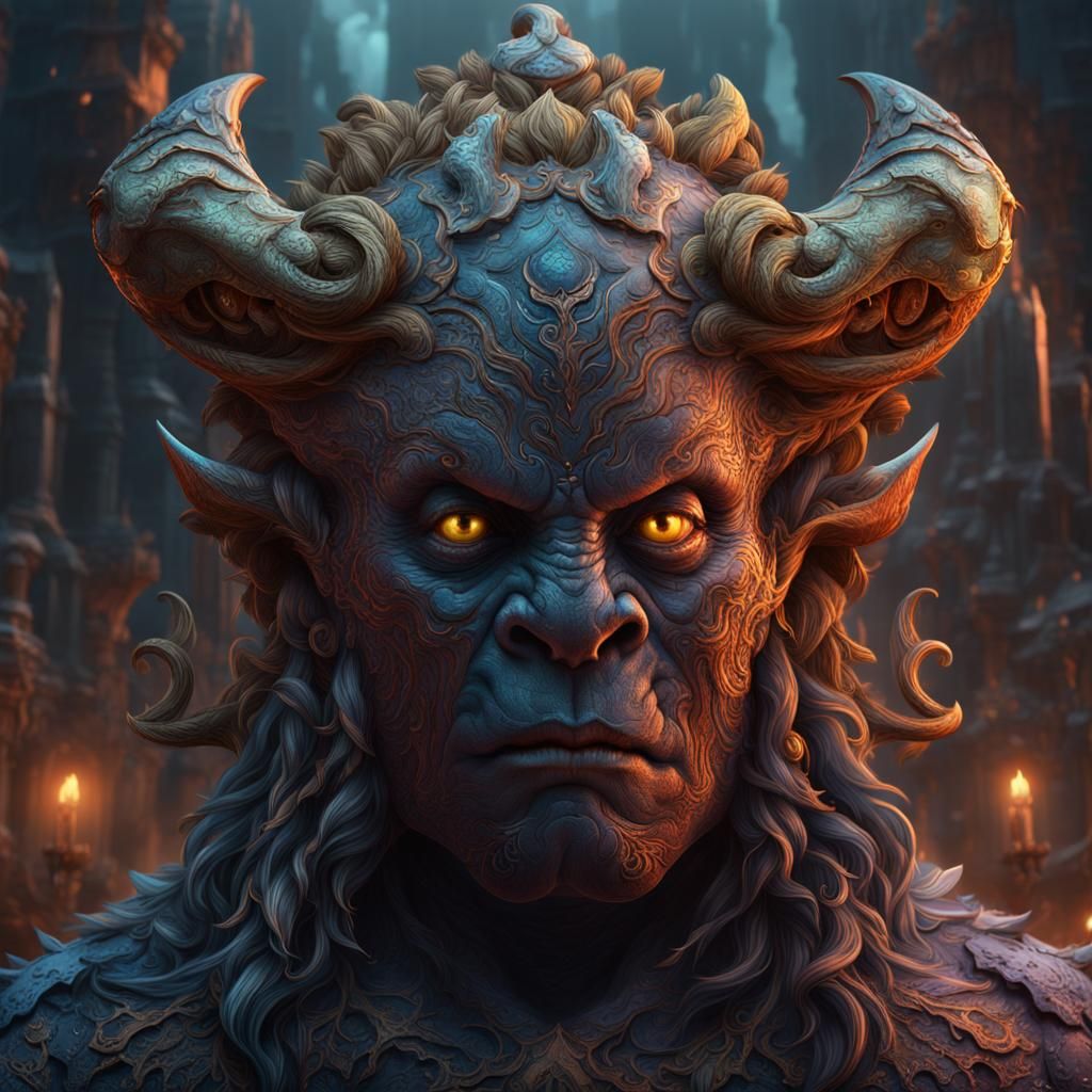 Big Head Small Body: Detailed Matte Painting