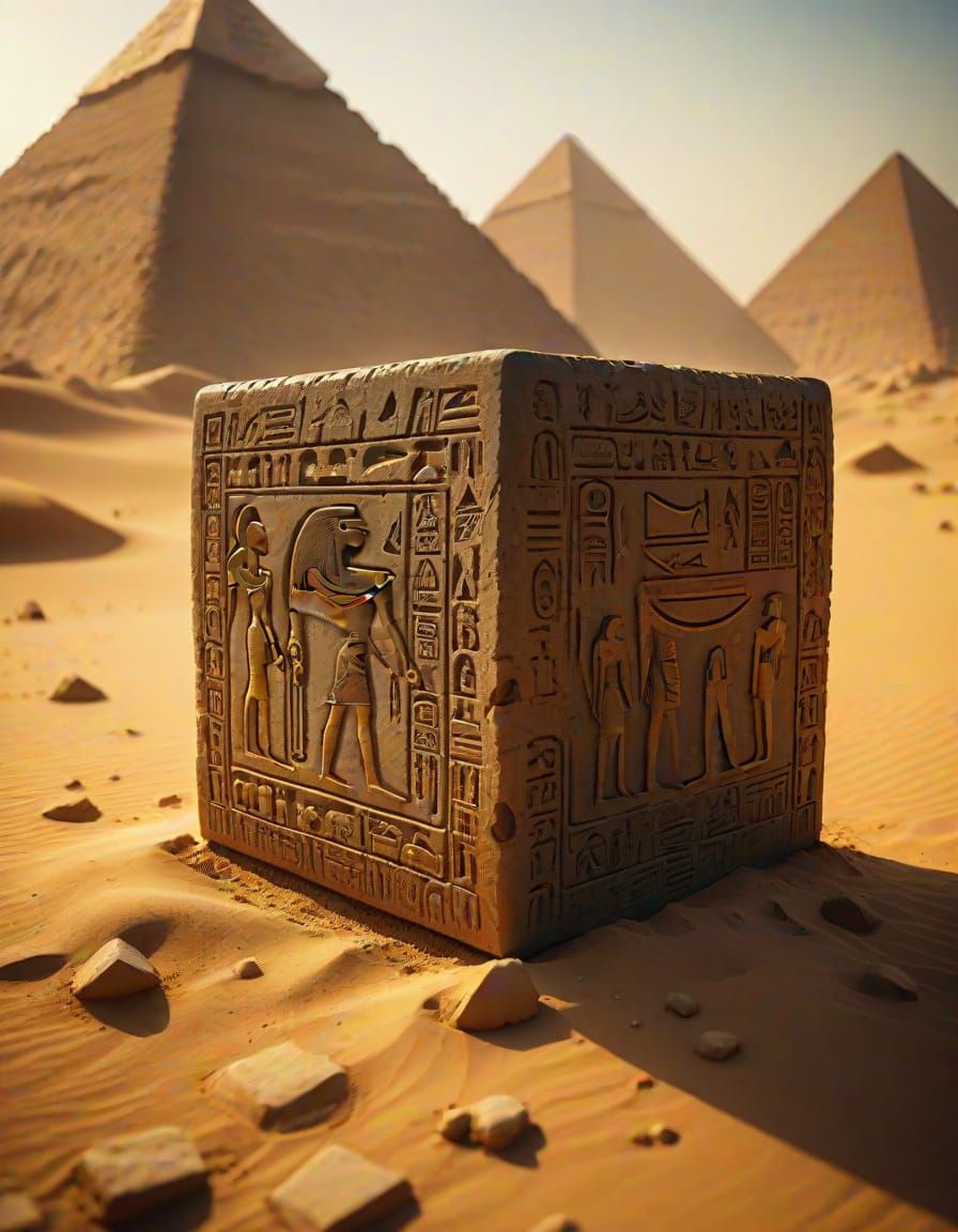 Ancient cube.