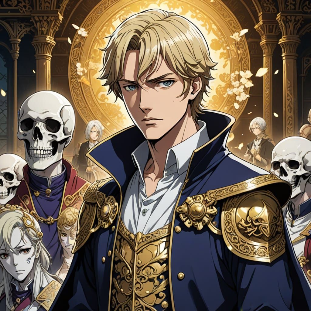 Hamlet in Japanese Anime Style