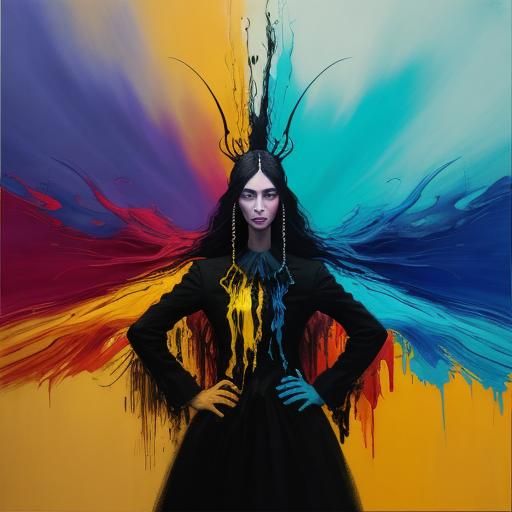 Surreal Leader in a Melting Dimensional Landscape