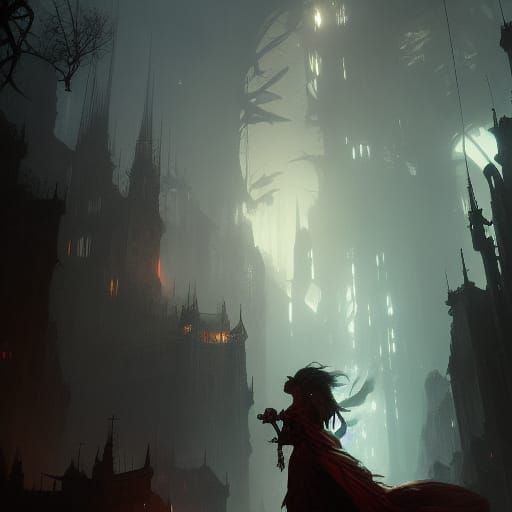 Dark Fantasy Art: Hyperdetailed D&D Concept