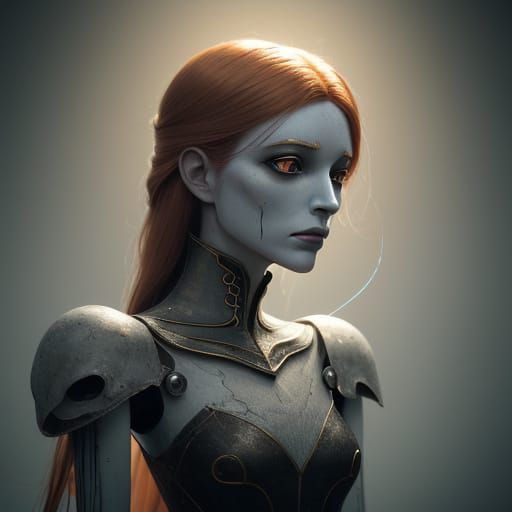 Enigmatic Luna Puppet in Photorealistic Cinematic Style